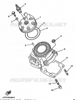 CULASSE pour Yamaha TZ125 de 1998