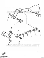 AXE DE SELECTEUR / PEDALE pour Yamaha TZ125 de 1998