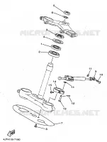 DIRECTION pour Yamaha TZ125 de 1998