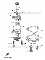 POMPE A HUILE pour Yamaha TZ250 de 1990