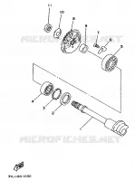ARBRE INTERMEDIAIRE pour Yamaha TZ250 de 1997