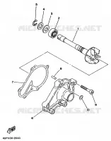 POMPE A EAU pour Yamaha TZ250 de 1997