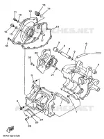 CARTER MOTEUR pour Yamaha TZ250 de 1997