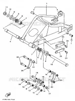 BRAS ARRIERE pour Yamaha TZ250 de 1997