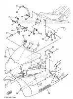 CARENAGES 1  pour Yamaha TZ250 de 1997