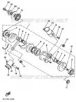 VILEBREQUIN / PISTON pour Yamaha TZ250 de 1997