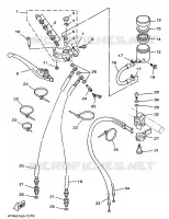 MAITRE CYLINDRE AVANT pour Yamaha TZ250 de 1997