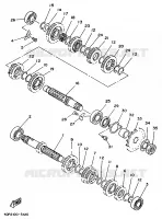 TRANSMISSION pour Yamaha TZ250 de 1997