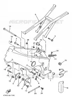CADRE pour Yamaha TZ250 de 1997