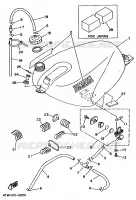 RESERVOIR A ESSENCE pour Yamaha TZ250 de 1997