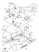 CARENAGES 1  pour Yamaha TZ250 de 1997