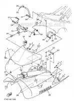 CARENAGES 1  pour Yamaha TZ250 de 1997