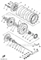 EMBRAYAGE DE DEMARREUR pour Yamaha TZ250 de 1998