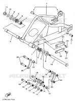 BRAS ARRIERE pour Yamaha TZ250 de 1998