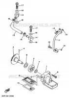 POMPE A HUILE pour Yamaha TZ250 de 1998