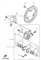 ETRIER DE FREIN ARRIERE pour Yamaha TZ250 de 1998