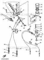 MAITRE CYLINDRE AVANT pour Yamaha TZ250 de 1998