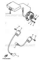 ALLUMAGE pour Yamaha TZ250 de 1998