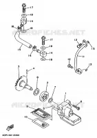 POMPE A HUILE pour Yamaha TZ250 de 1998