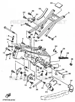 CADRE pour Yamaha TZ250 de 1998