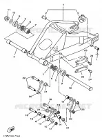 BRAS ARRIERE pour Yamaha TZ250 de 1998