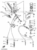 MAITRE CYLINDRE AVANT pour Yamaha TZ250 de 1998