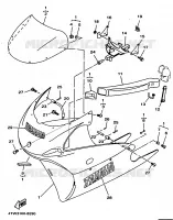 CARENAGES 1  pour Yamaha TZ250 de 1998
