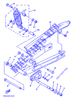 BRAS OSCILLANT / AMORTISSEUR pour Yamaha TZR125 de 1991