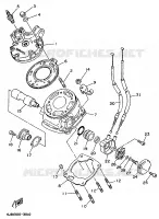 CYLINDRE pour Yamaha TZR125 de 1995
