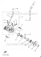 POMPE A HUILE pour Yamaha TZR125 de 1995