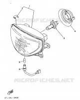 PHARE  pour Yamaha TZR125 de 1995
