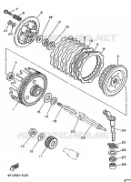 EMBRAYAGE DE DEMARREUR pour Yamaha TZR125 de 1997