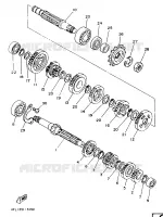 TRANSMISSION pour Yamaha TZR125 de 1997