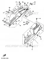 COUVERCLE LATERAL pour Yamaha TZR125 de 1997