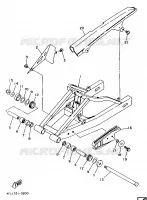 BRAS ARRIERE pour Yamaha TZR125 de 1997