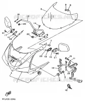 CARENAGES 1  pour Yamaha TZR125 de 1997
