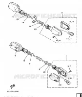 CLIGNOTANT pour Yamaha TZR125 de 1997