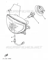 PHARE  pour Yamaha TZR125 de 1997