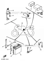 PARTIE ELECTRIQUE 1 pour Yamaha TZR125 de 1997
