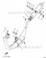 ECHAPPEMENT pour Yamaha TZR125 de 1997