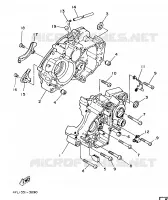 CARTER MOTEUR pour Yamaha TZR125 de 1997