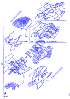 CARENAGES pour Yamaha TZR125R de 1992