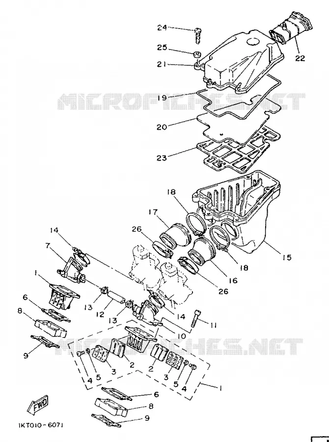 ADMISSION Yamaha MOTO 250 1987 TZR  TZR250