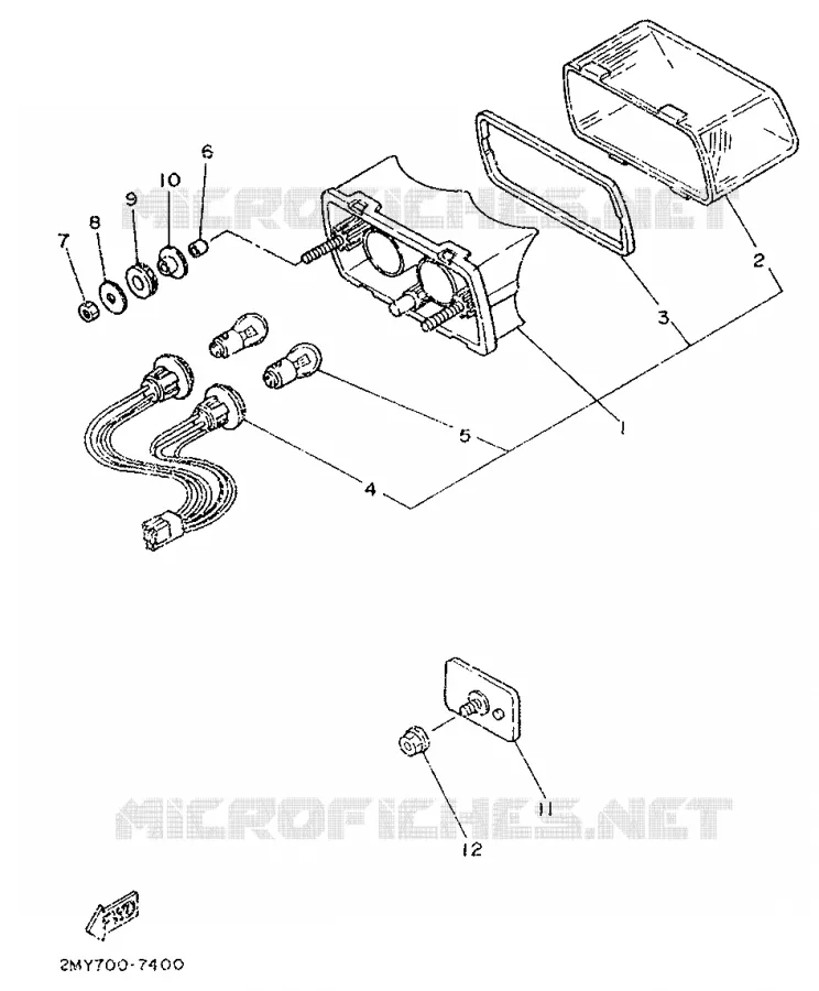 GUIDON ET CABLES Yamaha MOTO 250 1987 TZR  TZR250