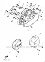 CARTER   MOTEUR 1 pour Yamaha TZR250 de 1989