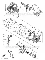 EMBRAYAGE DE DEMARREUR pour Yamaha TZR250 de 1989
