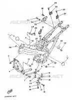 CADRE pour Yamaha TZR250 de 1989