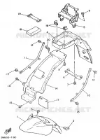 GARDE BOUE pour Yamaha TZR250 de 1989