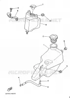RESERVOIR A ESSENCE pour Yamaha TZR250 de 1989