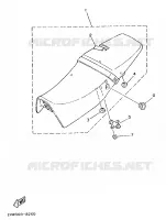 SELLE pour Yamaha TZR250 de 1989